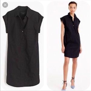 J.Crew poplin shirt dress. Gently used.